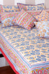 20s Cotton Bed Cover in Block Print